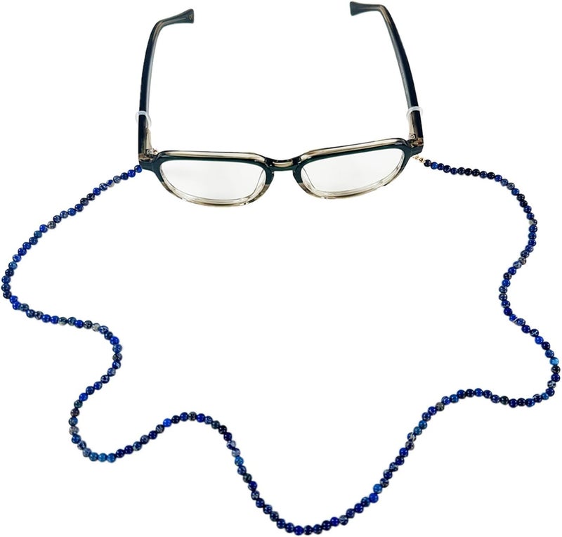 Decker Fashion Beaded Eyeglass chain Natural Stone glasses retainer Reading glass Lanyard - Image 2